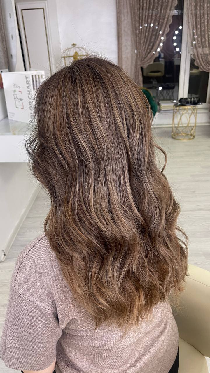 Gorgeous ash blonde hair color result
